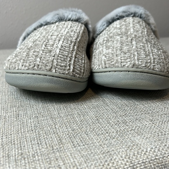 Evshine Warm Knit House Slippers Chenille Slippers Memory Foam Outdoor Soles sz9 - Picture 4 of 11